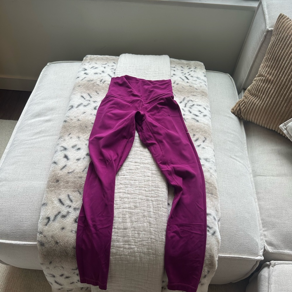 Lululemon align leggings size 4 purple
